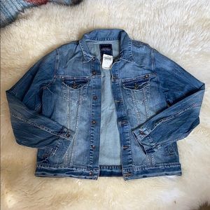 NWT Lucky brand Jean denim jacket, size Large